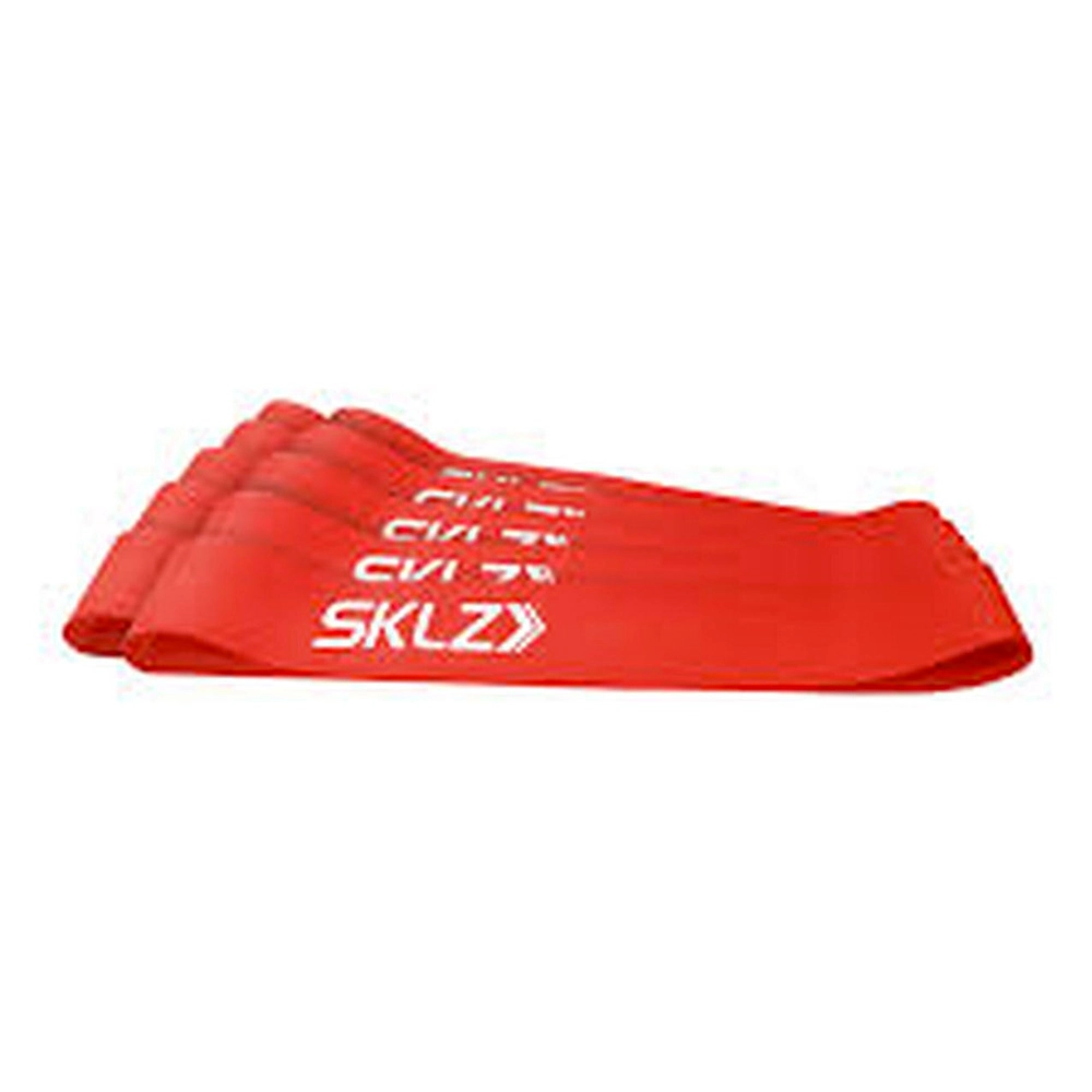 Bandas de resistencia mini SKLZ de intensidad media, paquete de 10