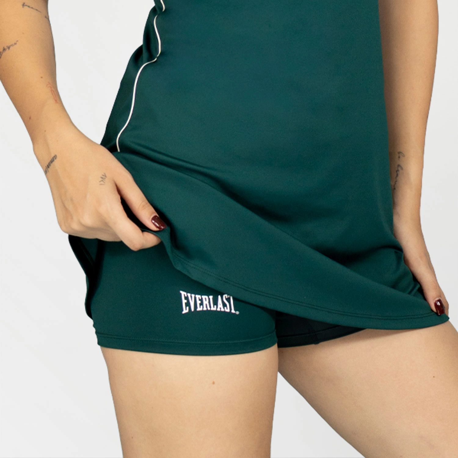 Vestido deportivo Everlast para mujer verde oscuro