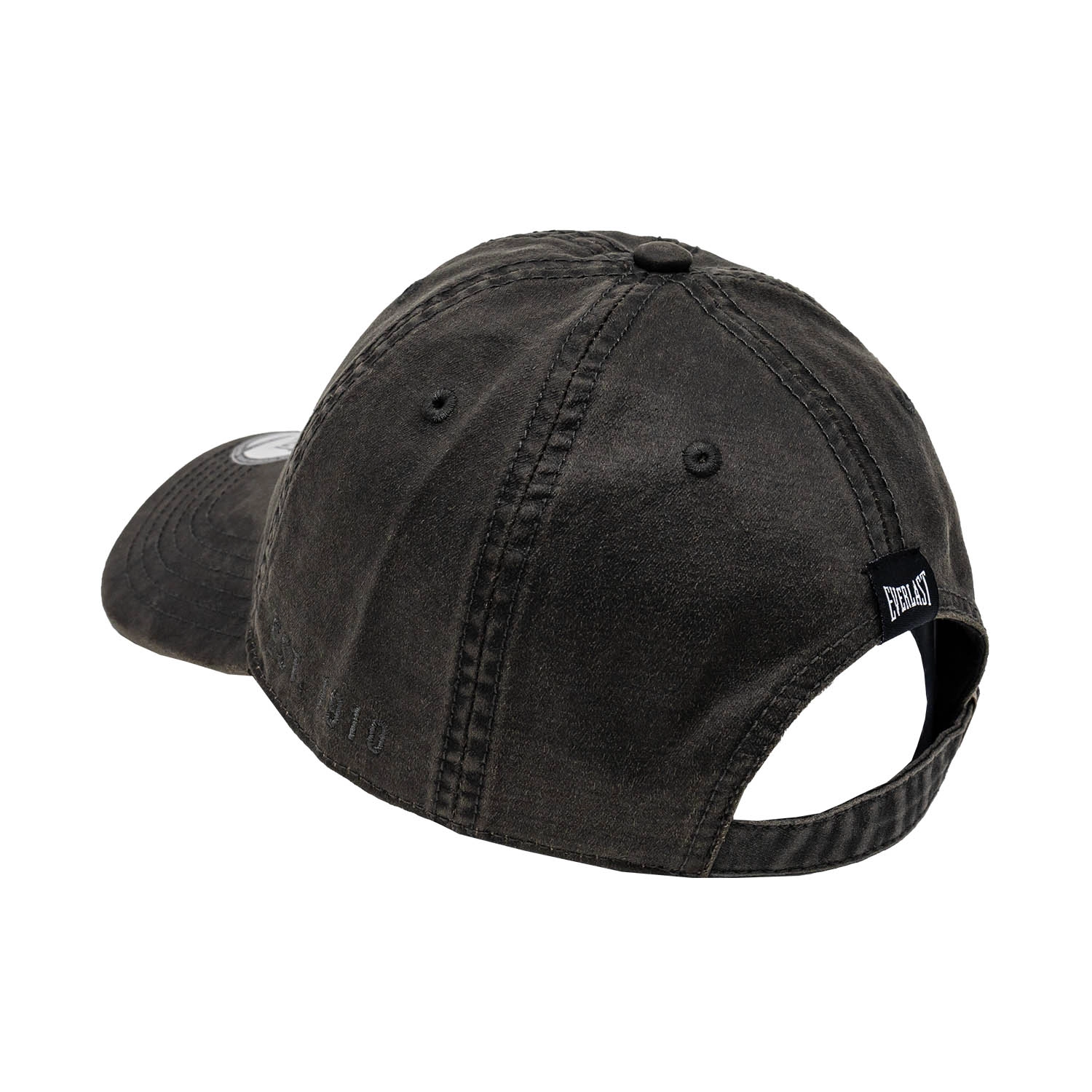 Gorra Everlast estilo dad negra con acabado lavado