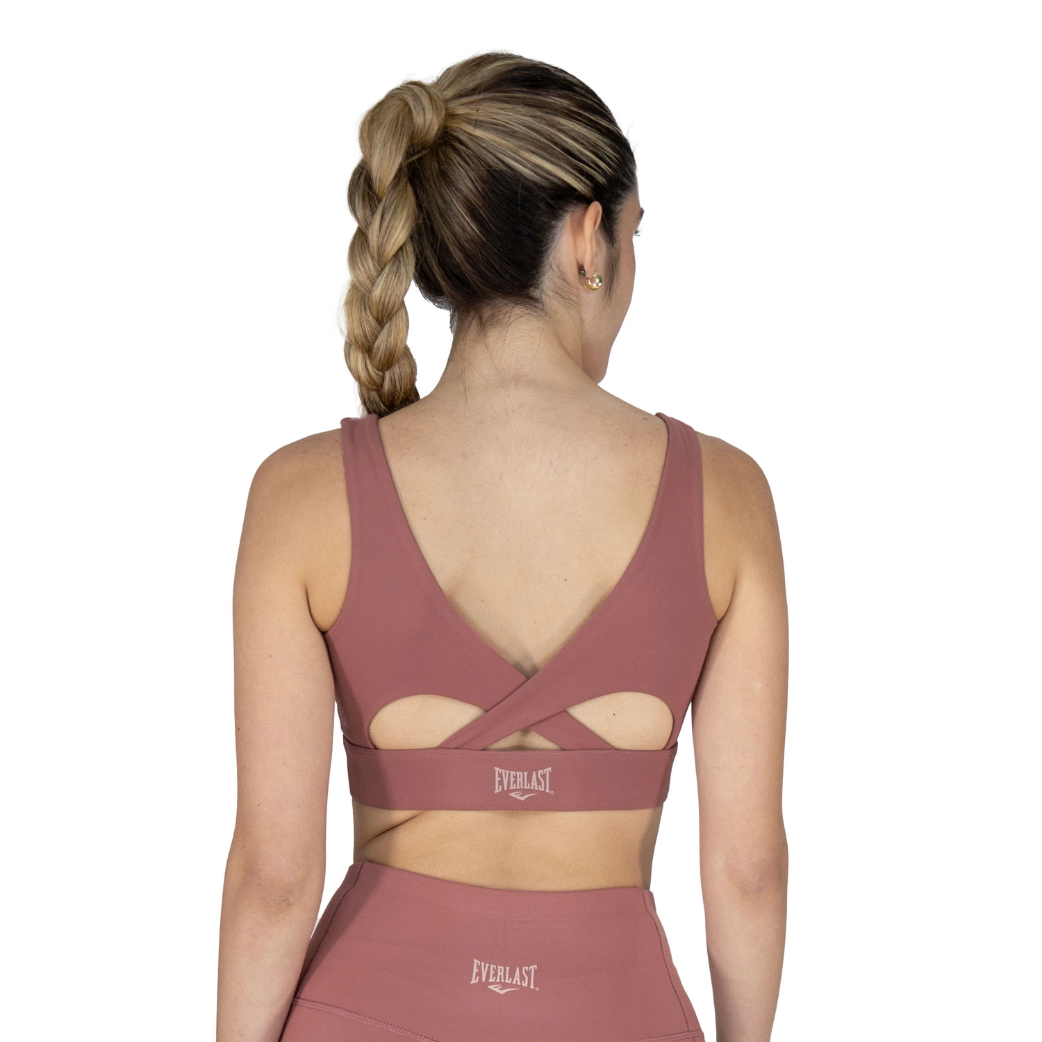 Sport bra Everlast EOS para mujer rosa viejo