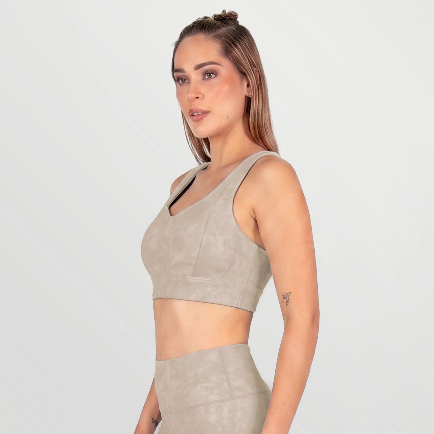 Bra deportivo Everlast Meadow beige para mujer