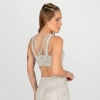 Bra deportivo Everlast Meadow gris claro para mujer