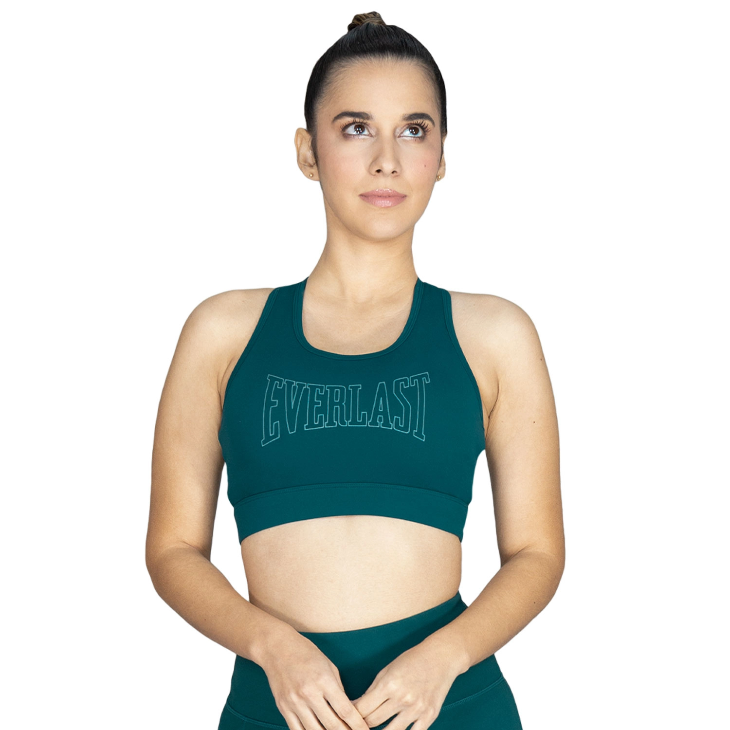 Sport bra Everlast racerback verde para mujer