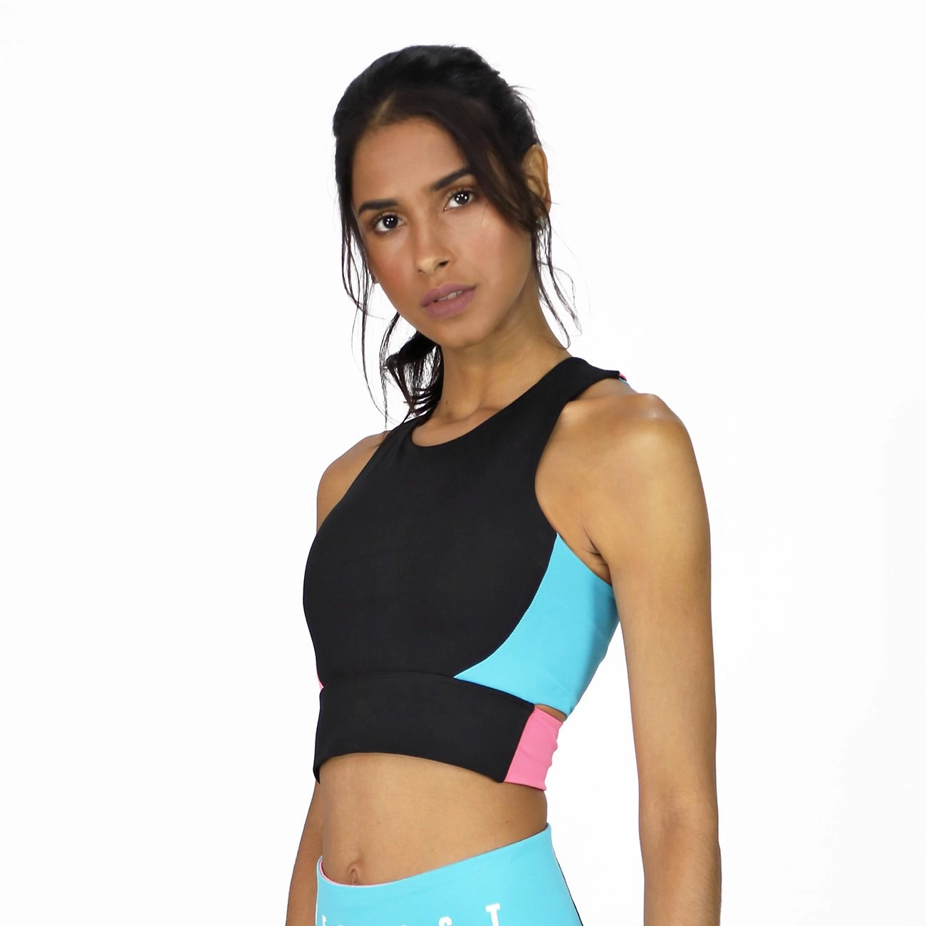 Sport bra Everlast Prisma negro para mujer
