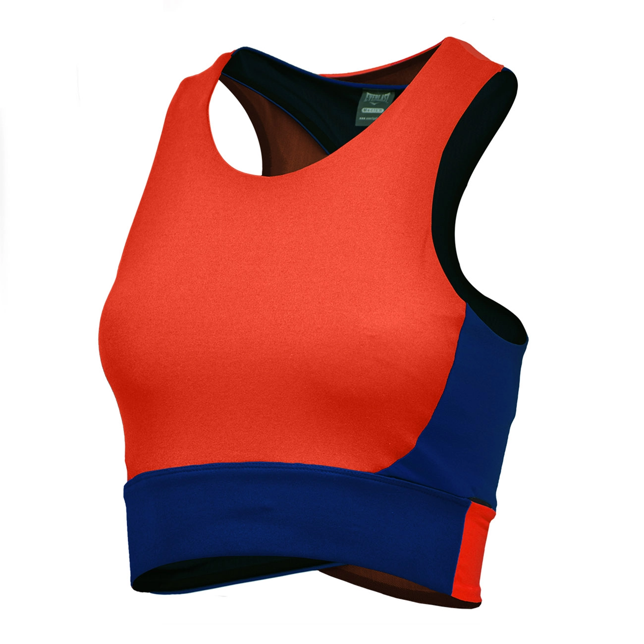 Sport bra Everlast Prisma para mujer rojo y azul