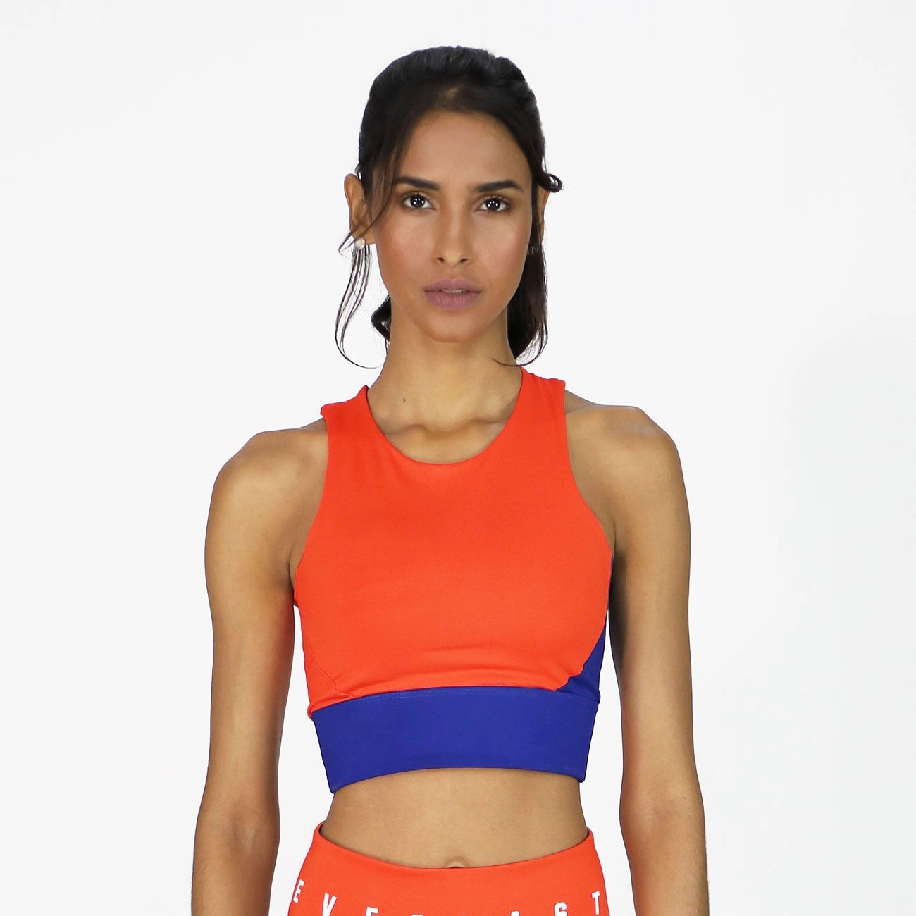 Sport bra Everlast Prisma para mujer rojo y azul