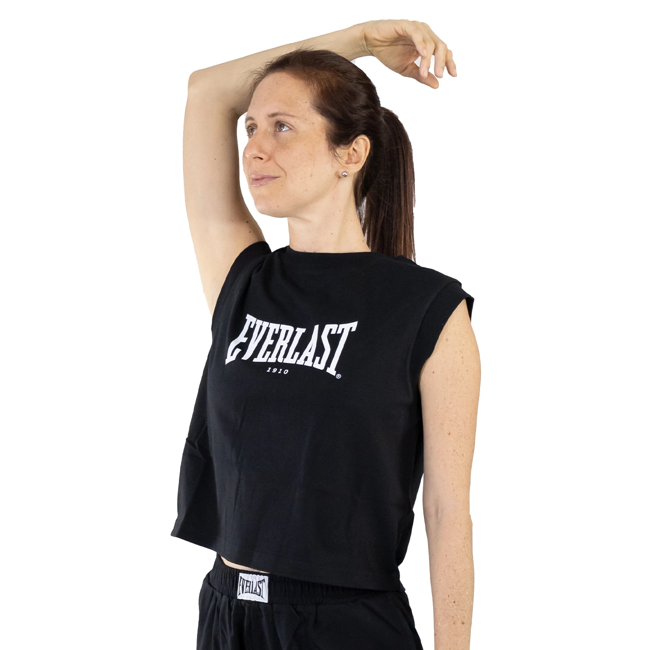 Tank deportivo negro Everlast para mujer