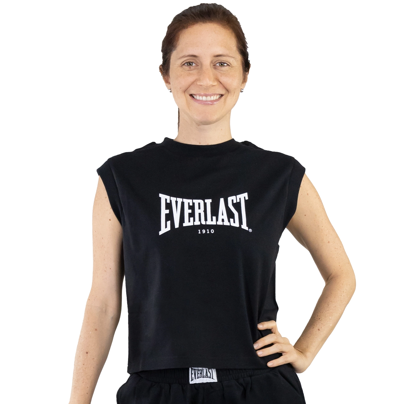 Tank deportivo negro Everlast para mujer