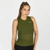 Tank deportiva Everlast Aero para mujer verde oliva