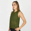 Tank deportiva Everlast Aero para mujer verde oliva