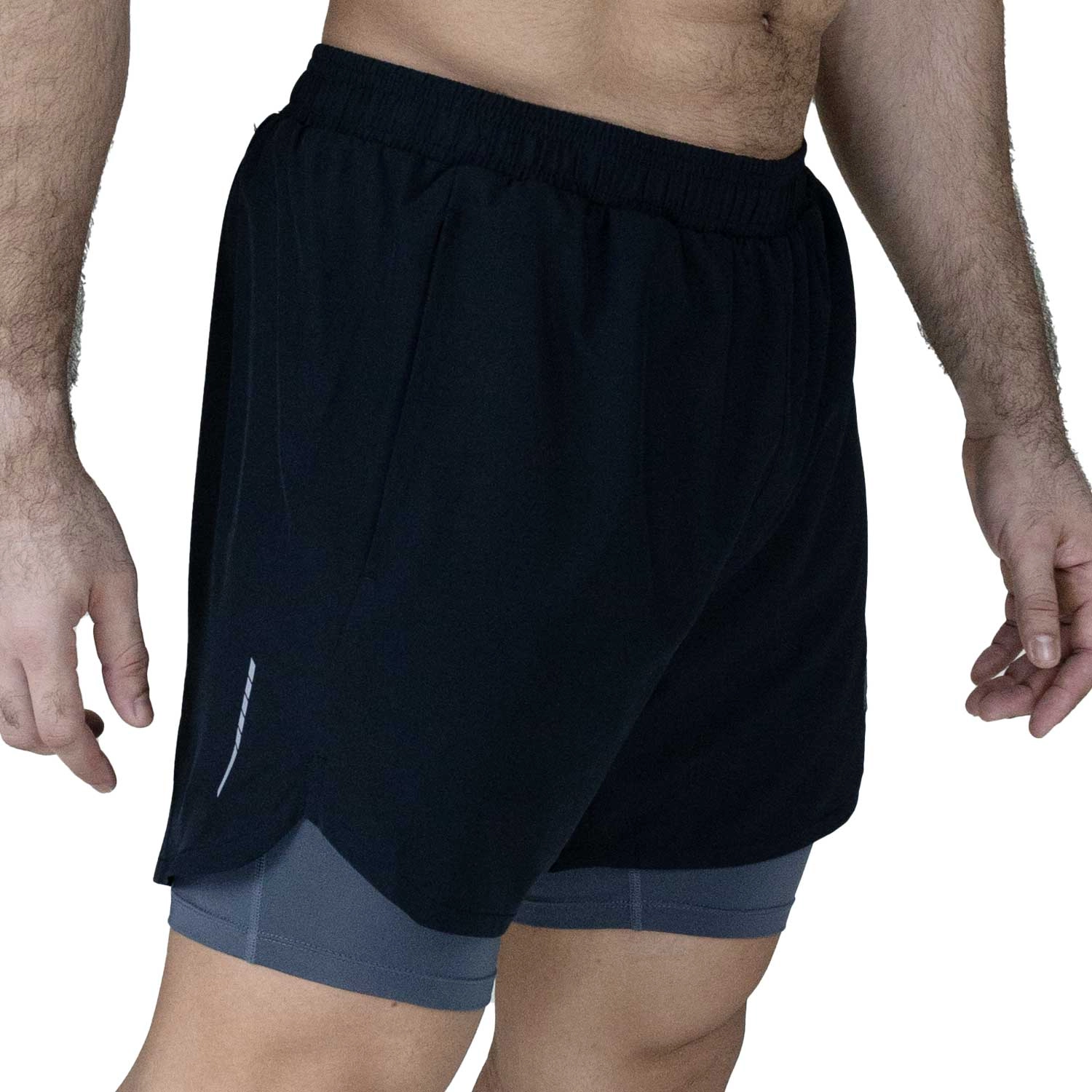 Short deportivo para hombre Everlast Slam negro