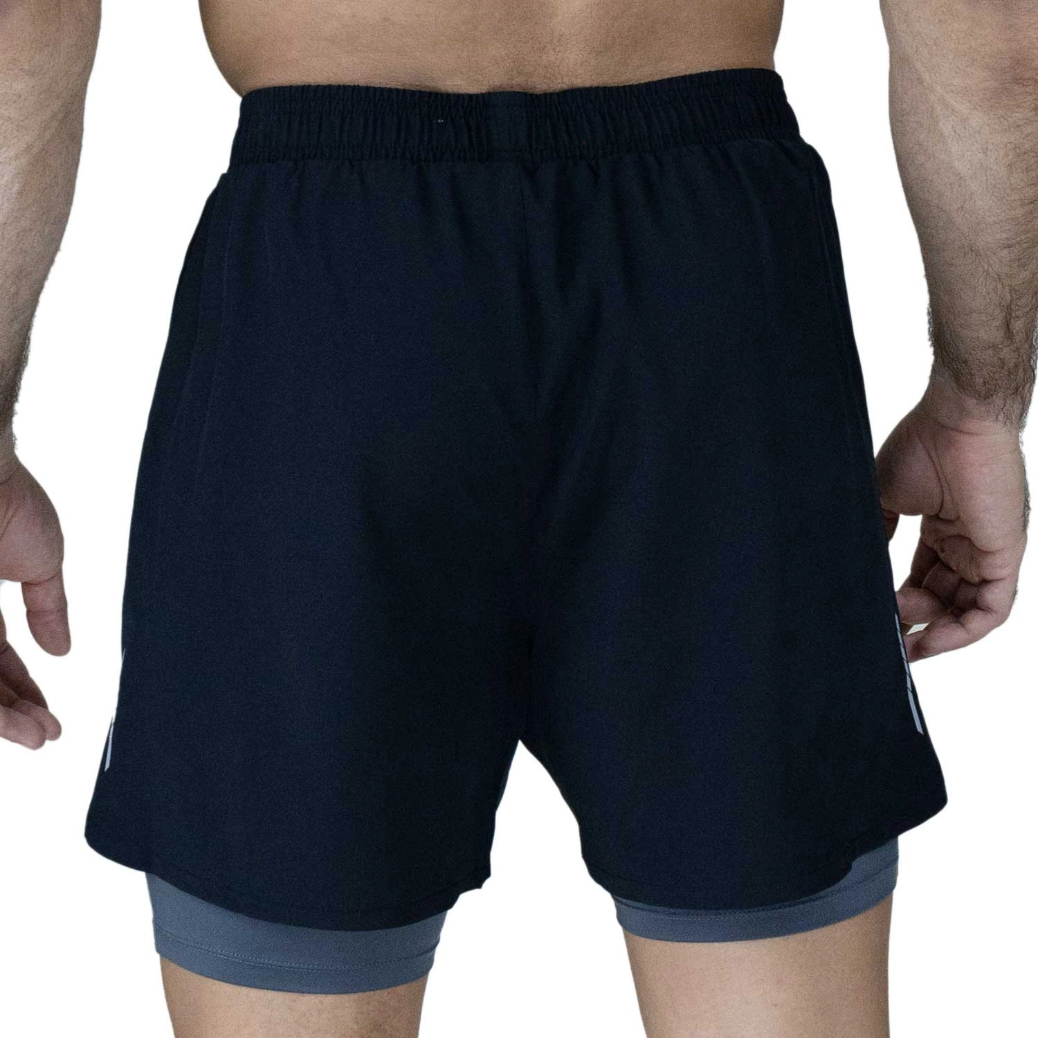 Short deportivo para hombre Everlast Slam negro