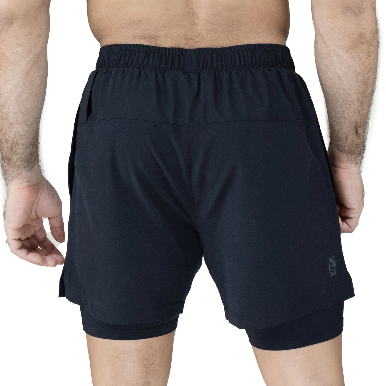 Short deportivo Everlast Rally para hombre en negro