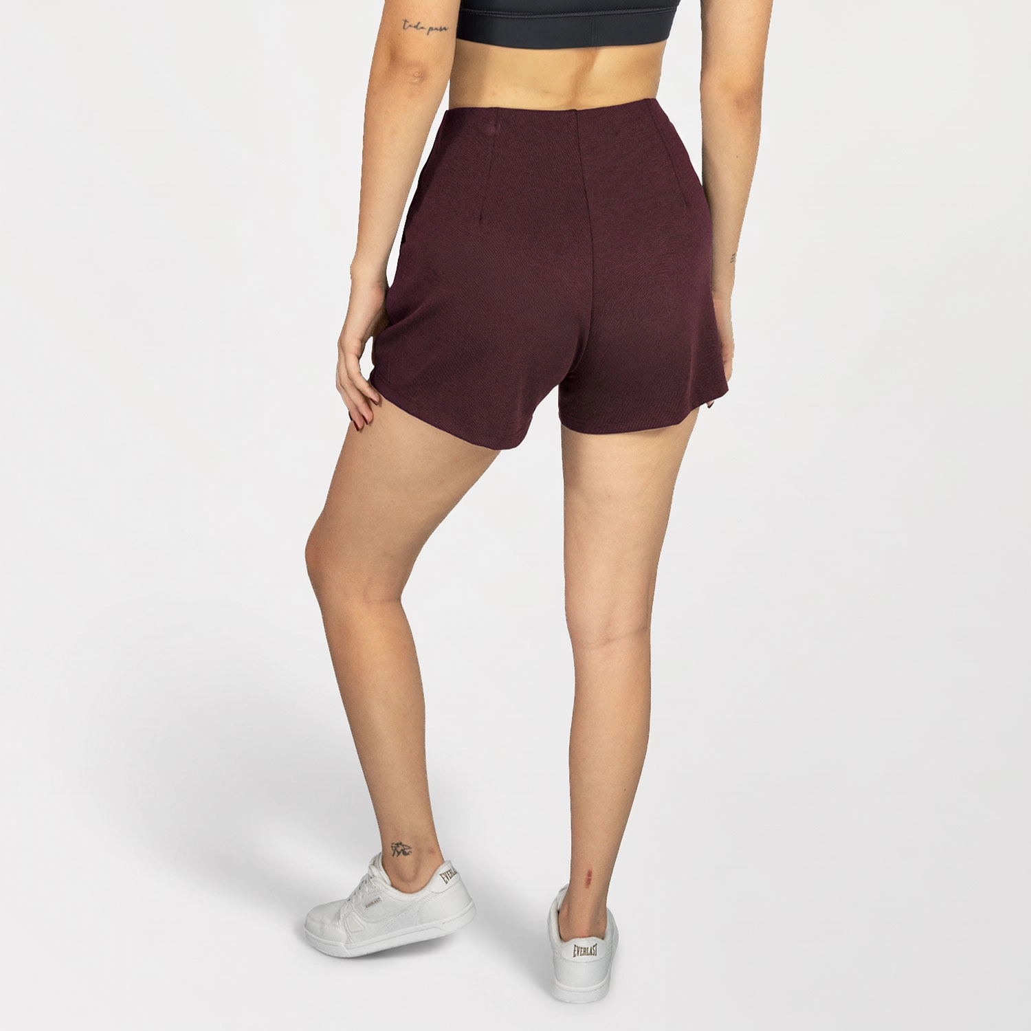 Short de mujer Everlast Effortless color vino