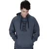 Hoodie Everlast Republic para hombre gris oscuro