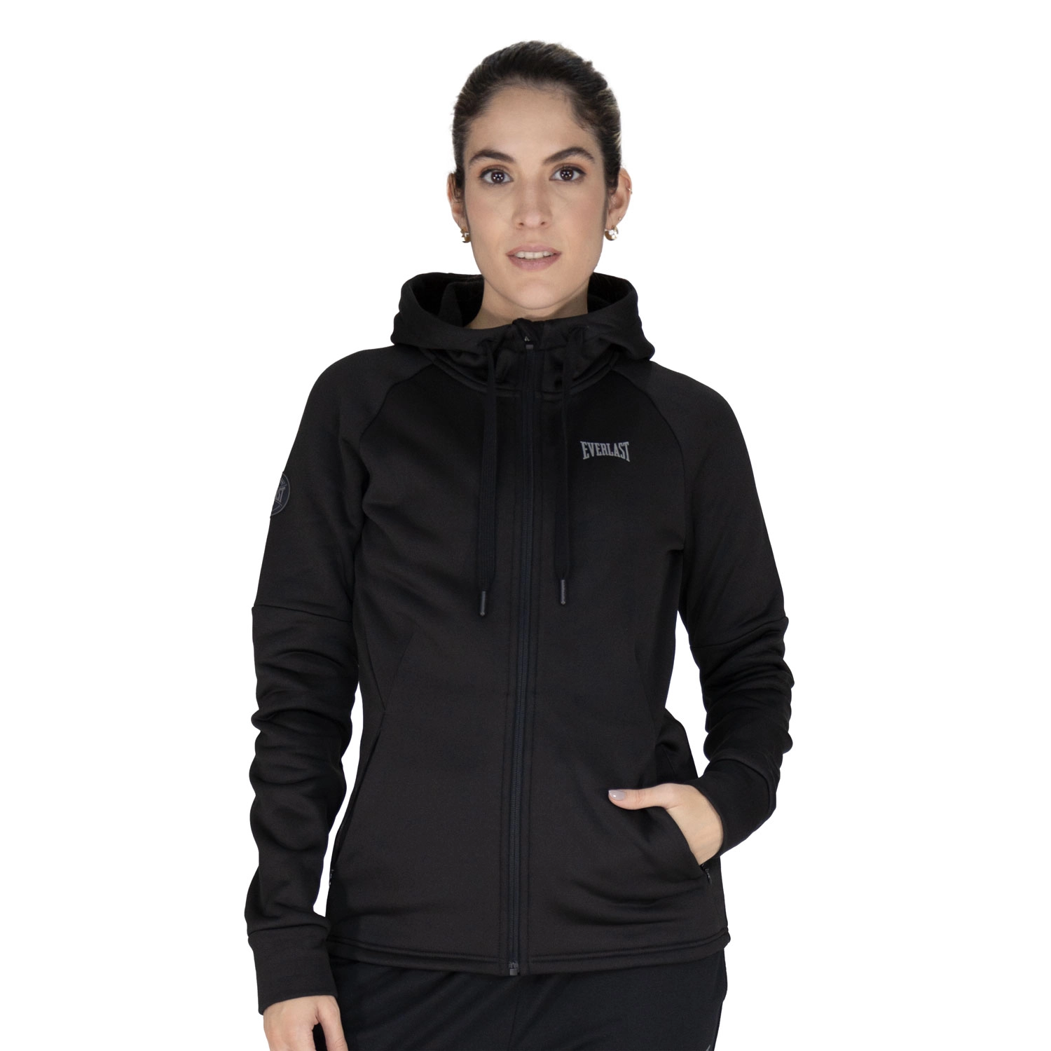 Hoodie para mujer Everlast Bona negro