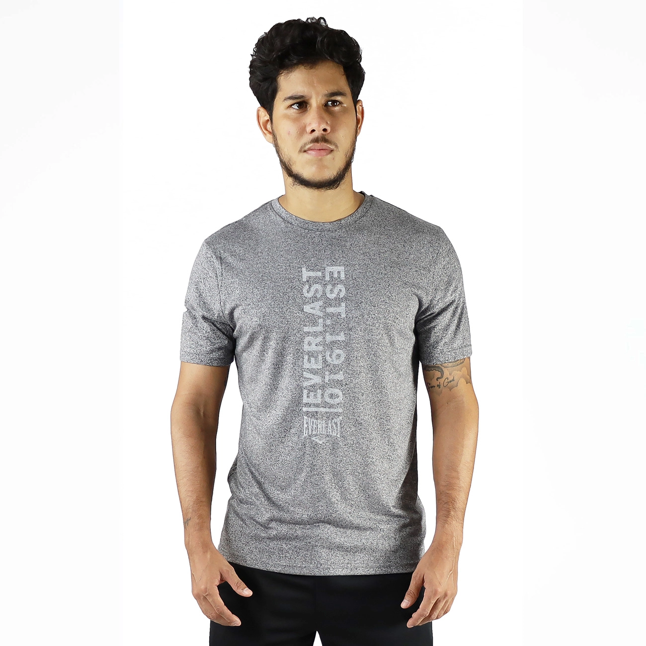 T-shirt Everlast Heritage para hombre gris