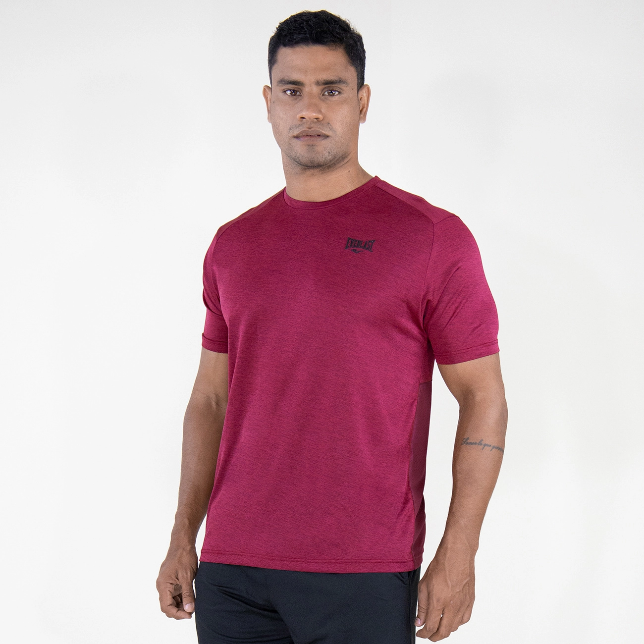 T-shirt Everlast Outer para hombre color vino