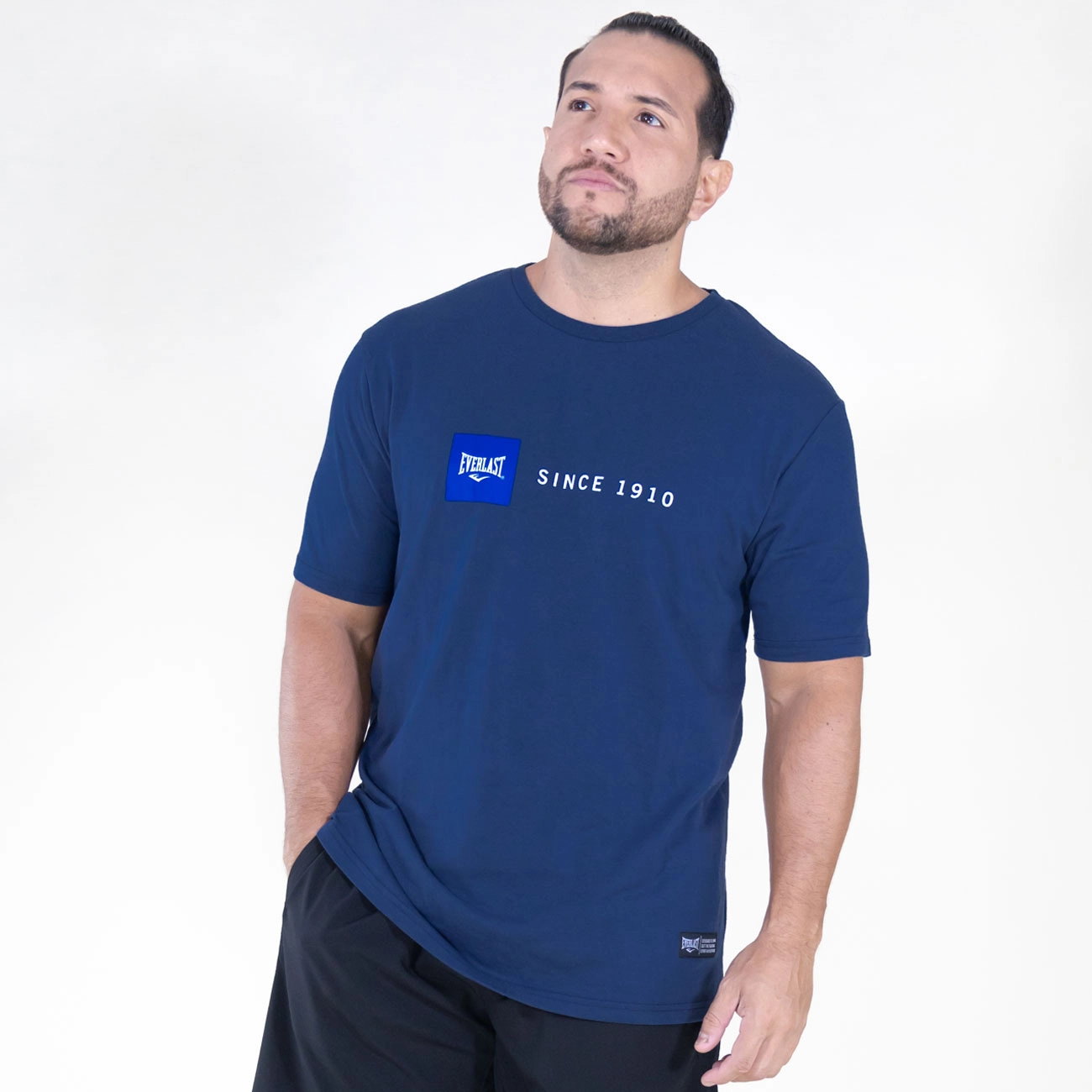 T-shirt negra Everlast para hombre