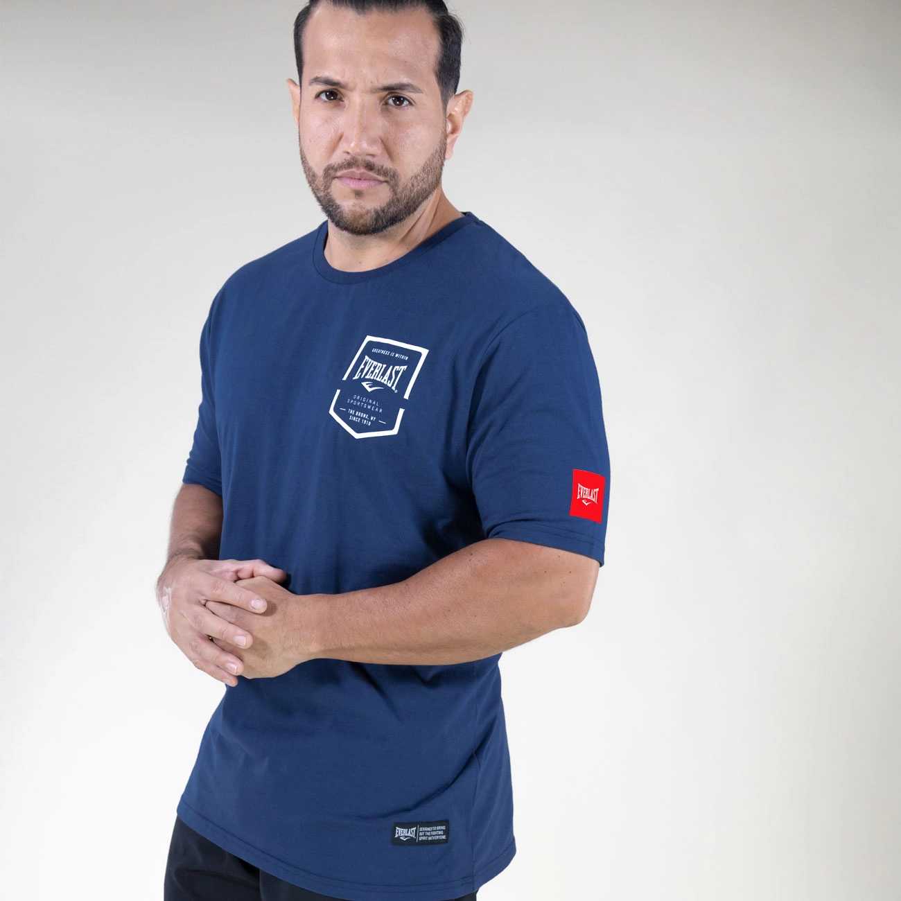 T-shirt Everlast Shield para hombre azul marino