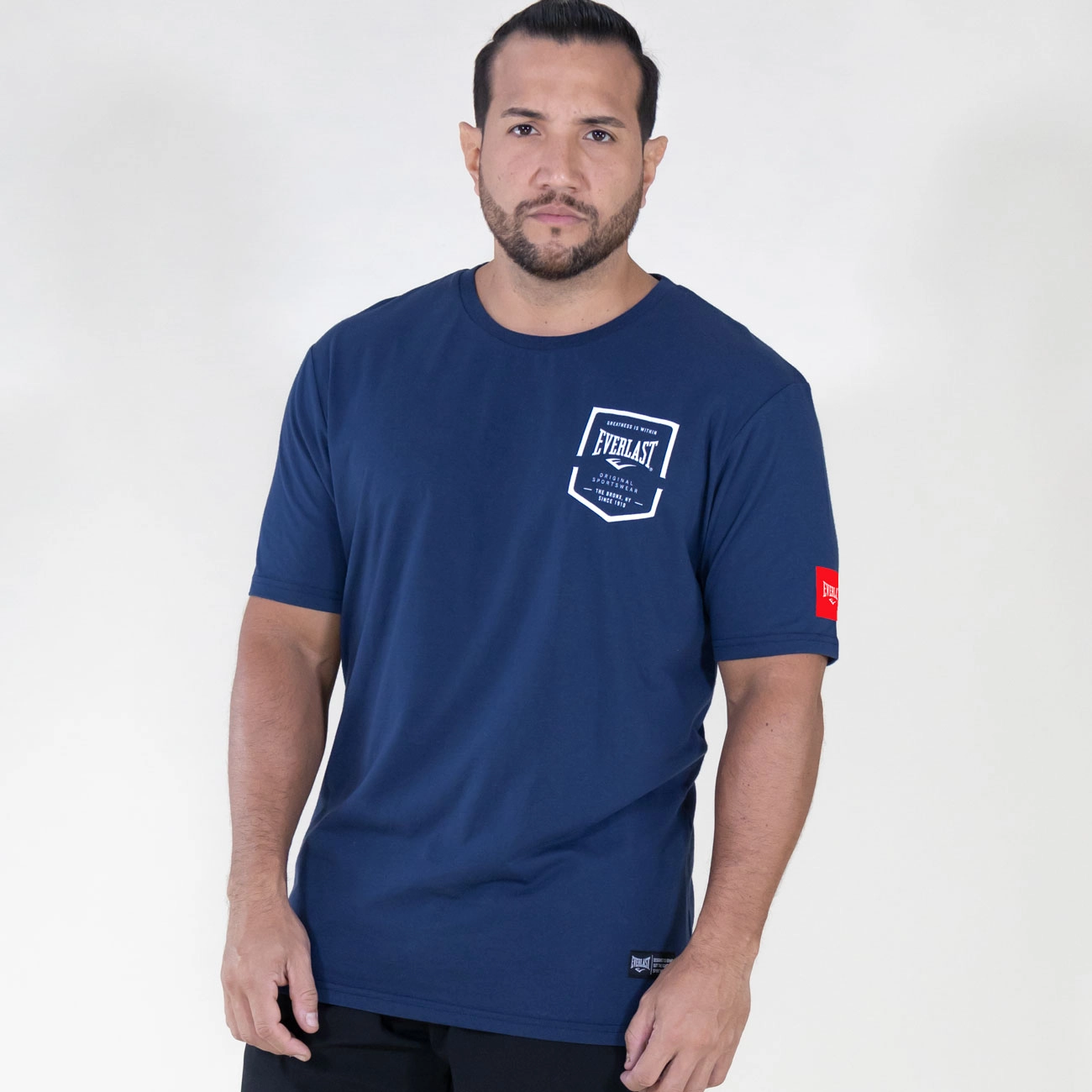 T-shirt Everlast Shield para hombre azul marino