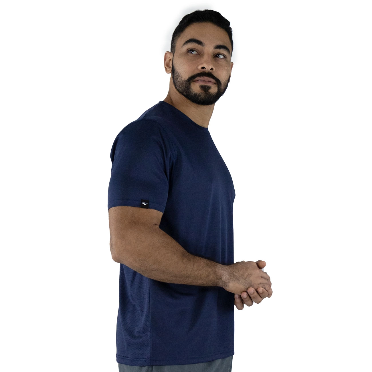 T-shirt deportiva Everlast para hombre azul marino