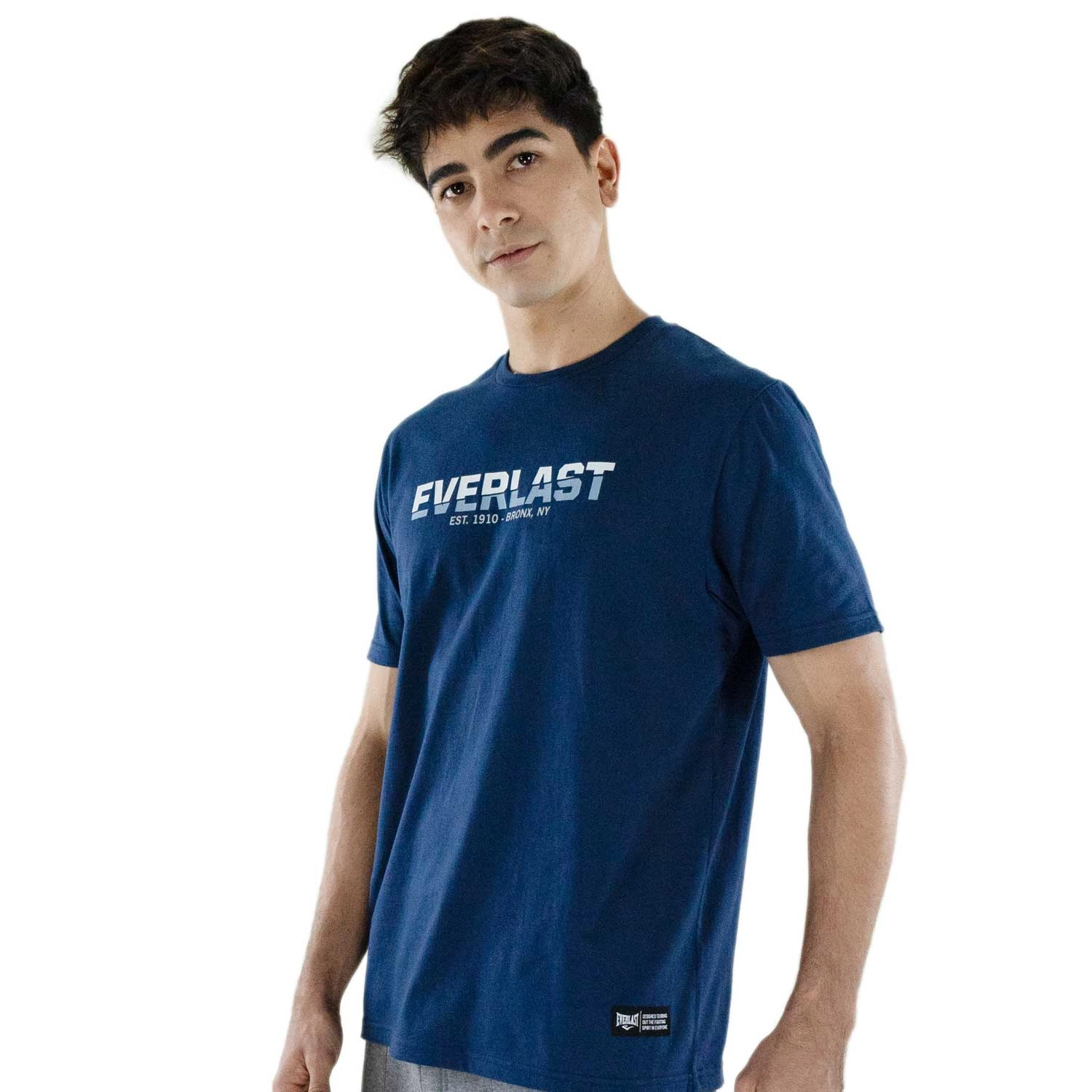 T-shirt Everlast Sismic para hombre azul marino
