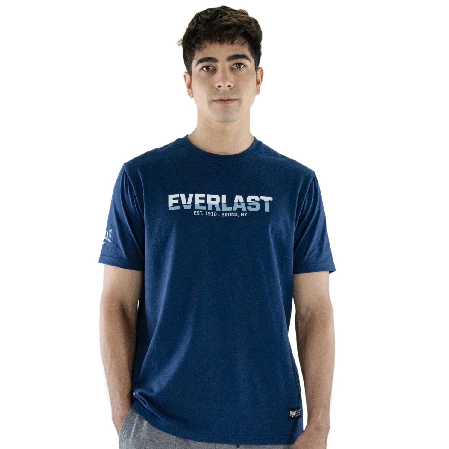T-shirt Everlast Sismic para hombre azul marino