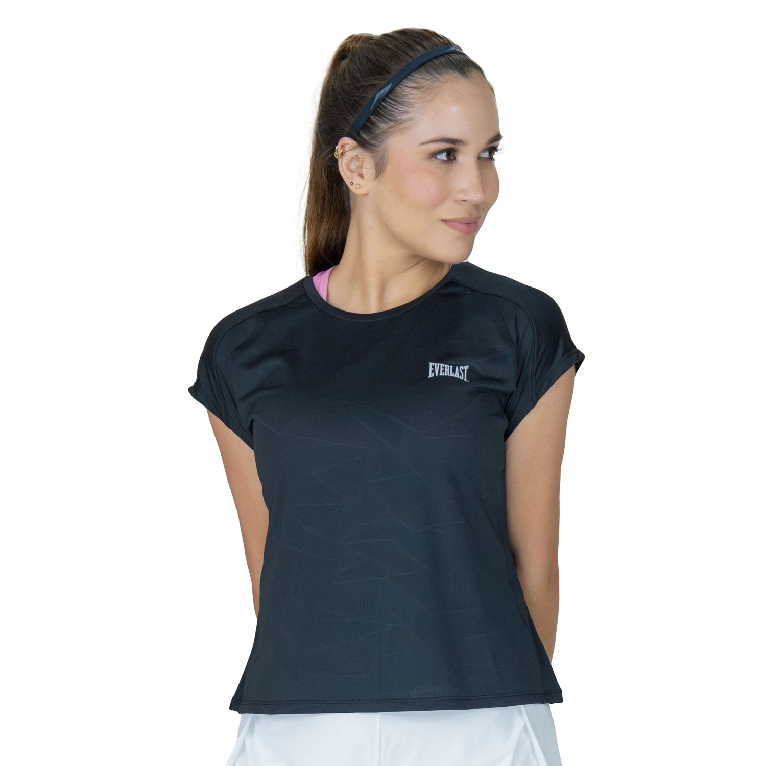 T-shirt deportiva Everlast Jacquard para mujer