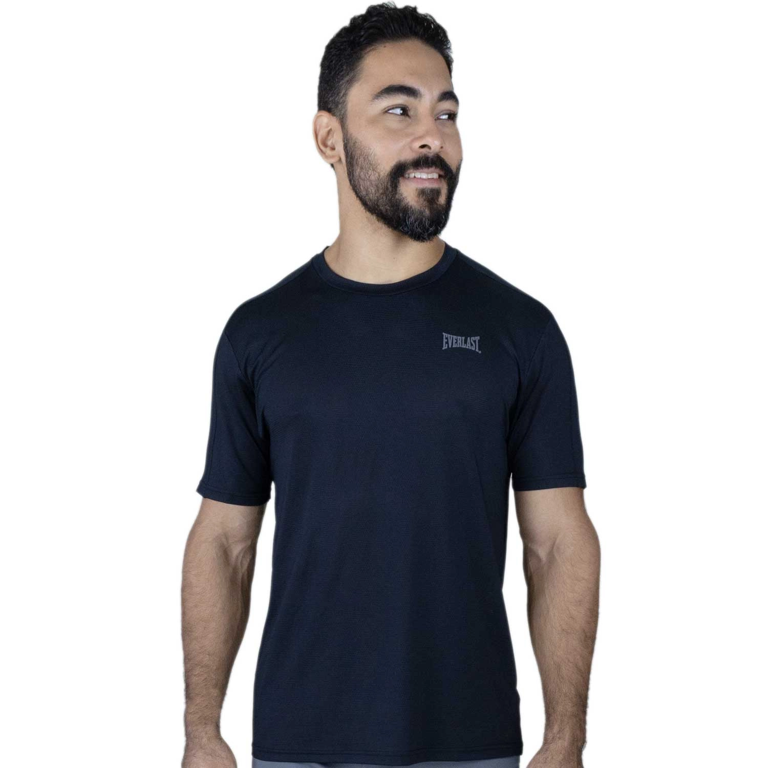 T-shirt deportiva Everlast Cage para hombre negra