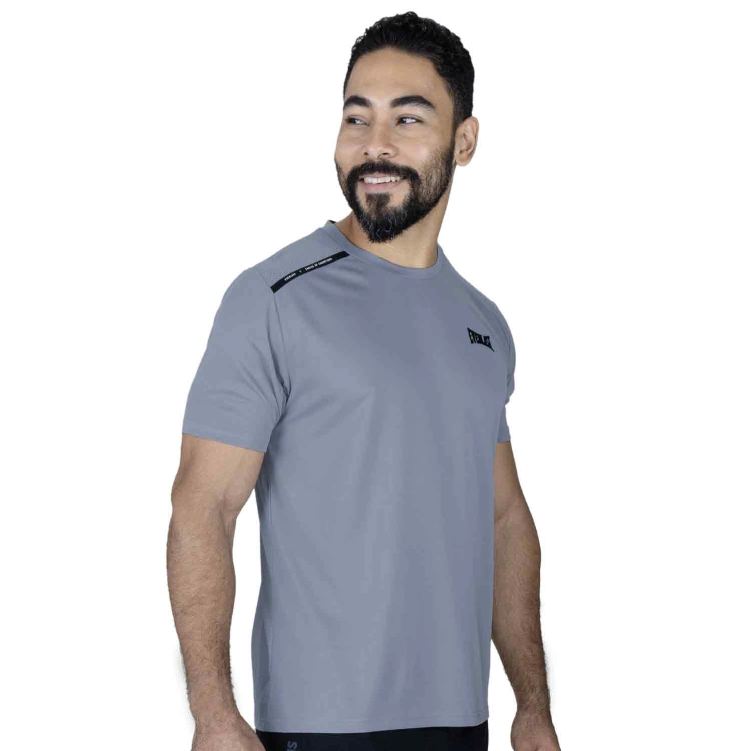 T-shirt deportiva Everlast para hombre gris