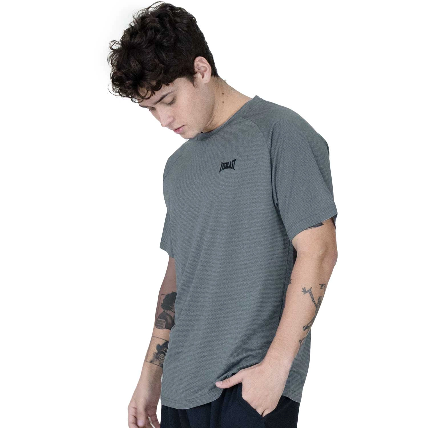 T-shirt deportiva Everlast gris para hombre