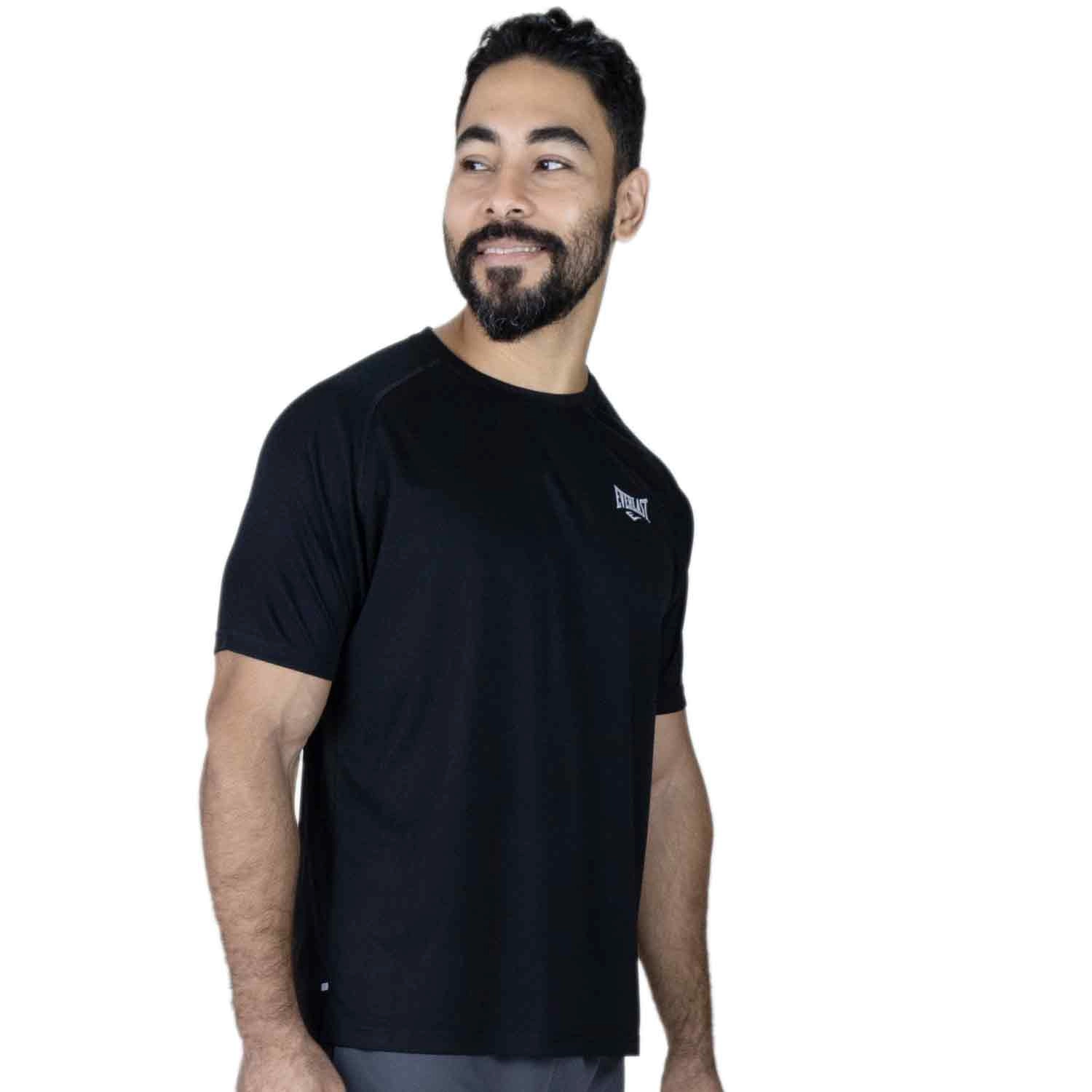 T-shirt deportiva Everlast negra para hombre