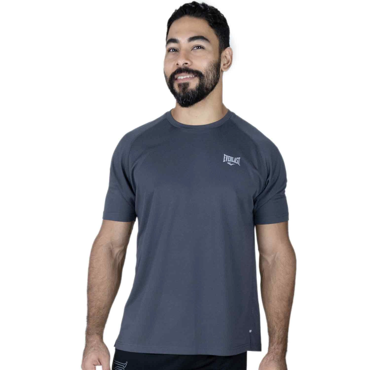 T-shirt deportiva Everlast para hombre gris oscuro