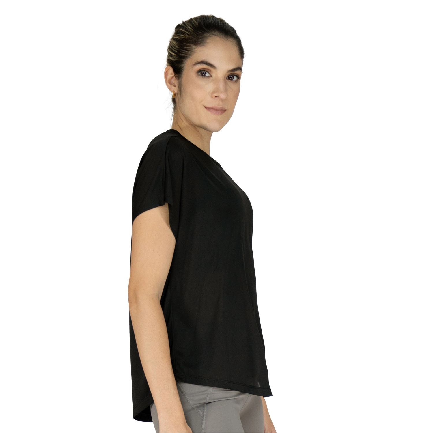 T-shirt Everlast Luxe para mujer negra