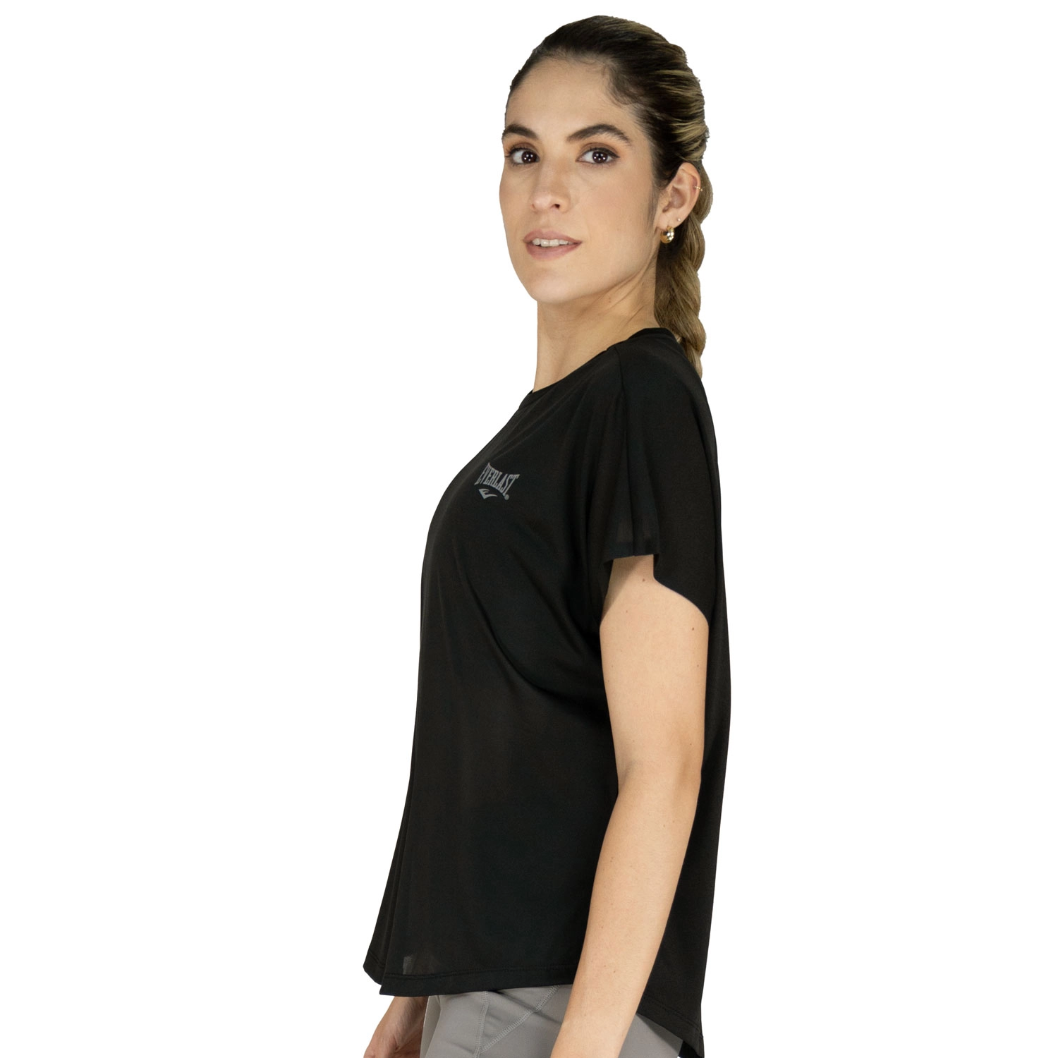 T-shirt Everlast Luxe para mujer negra