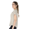 T-shirt Everlast Luxe para mujer en blanco hueso
