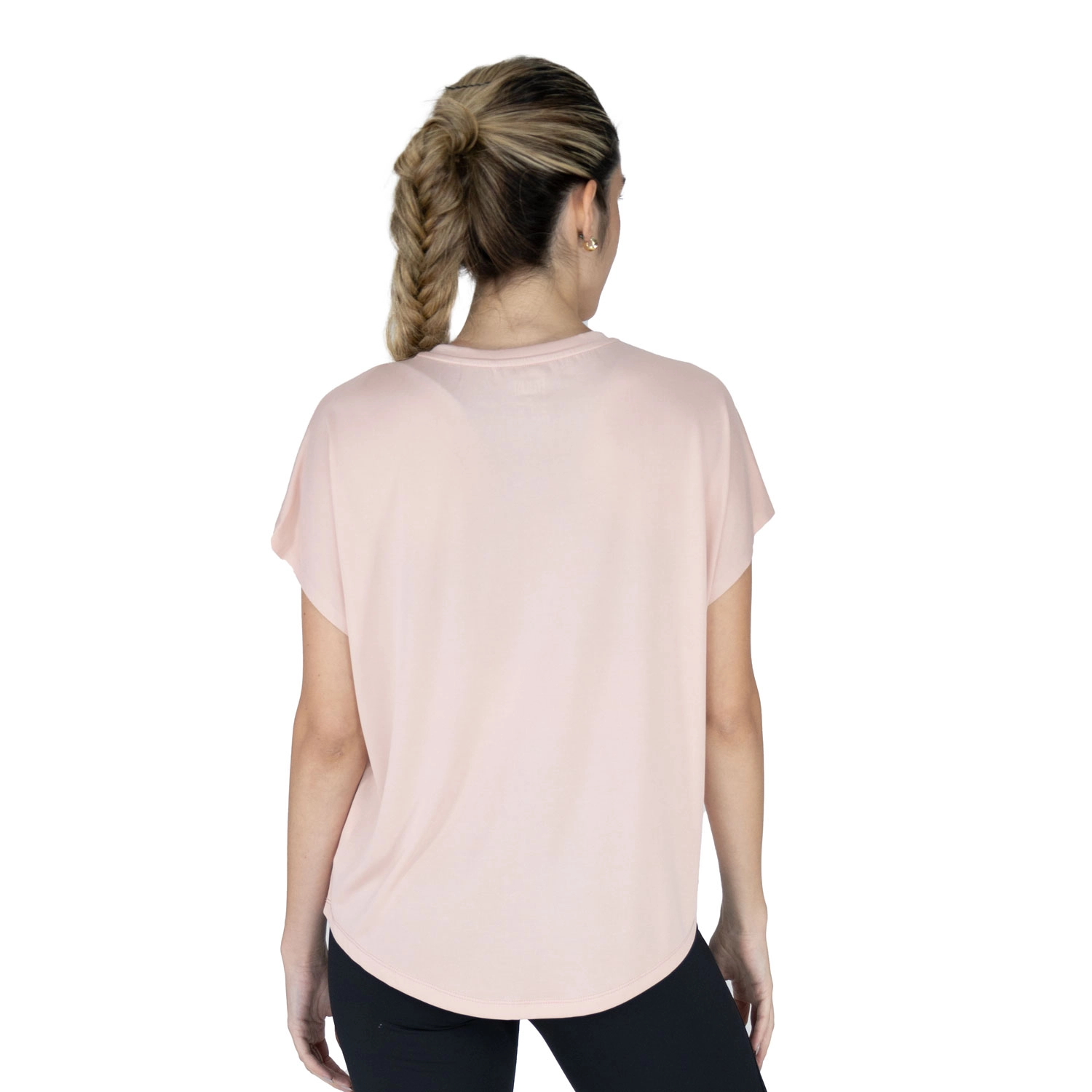 T-shirt Everlast Luxe para mujer en rosa claro