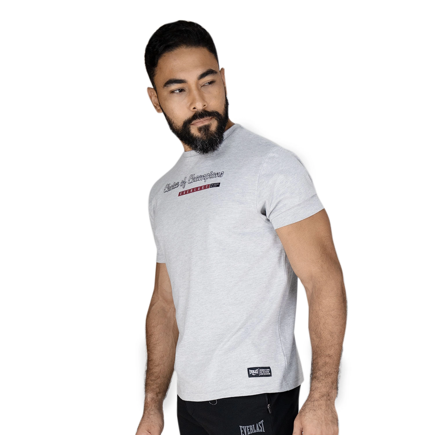 T-shirt Everlast Legacy para hombre gris