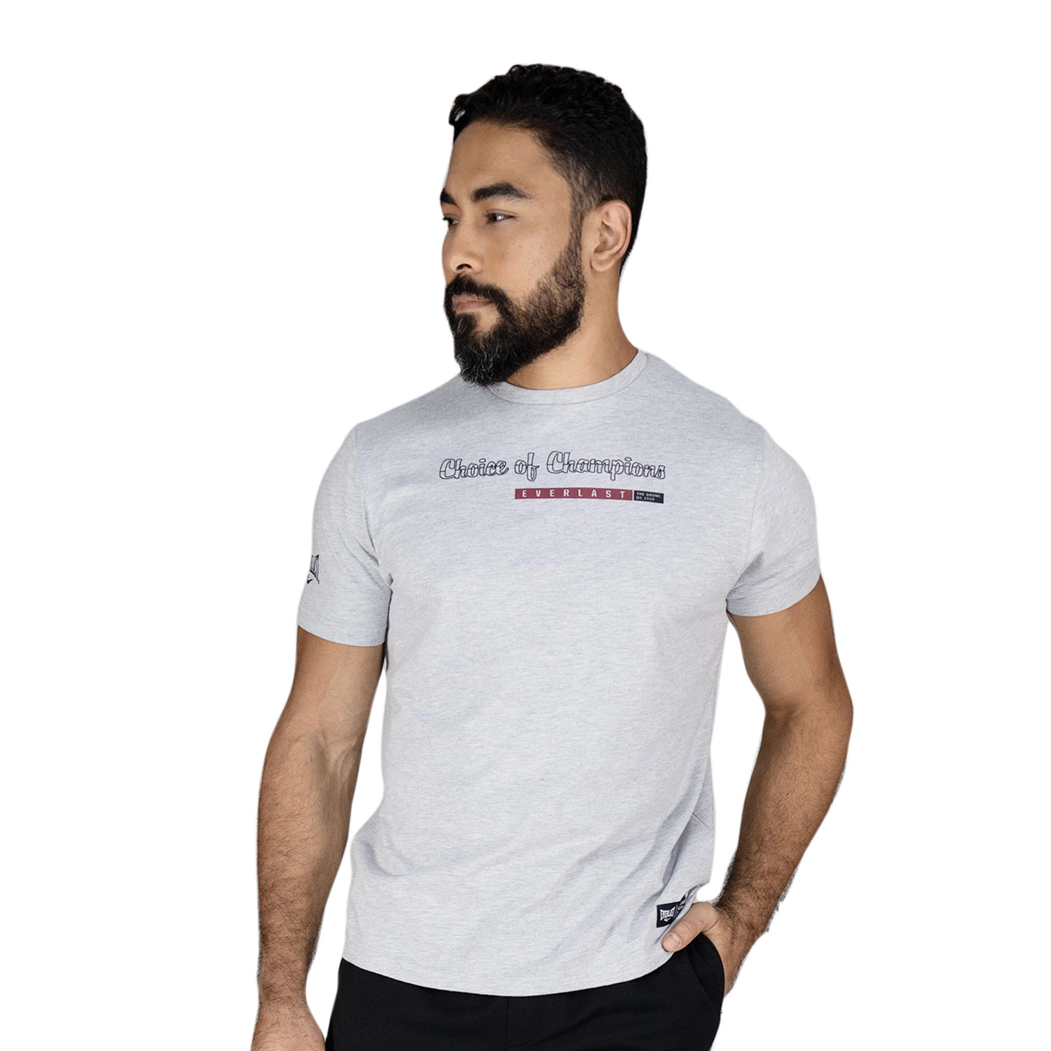 T-shirt Everlast Legacy para hombre gris