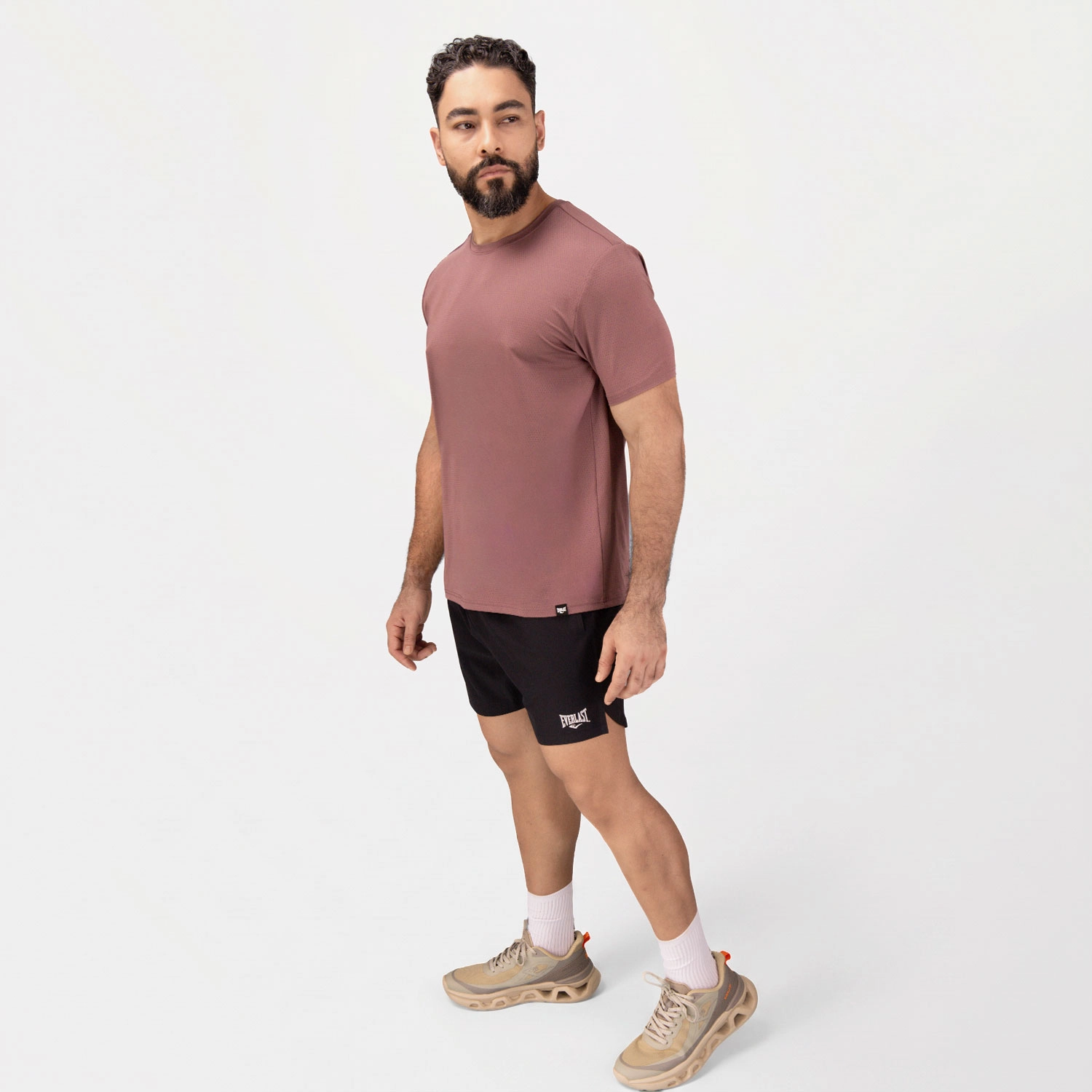 T-shirt Everlast para hombre color malva