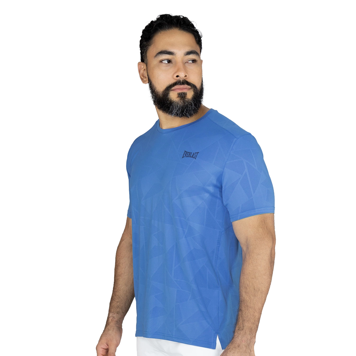 T-shirt Everlast Jacquard Spin azul para hombre