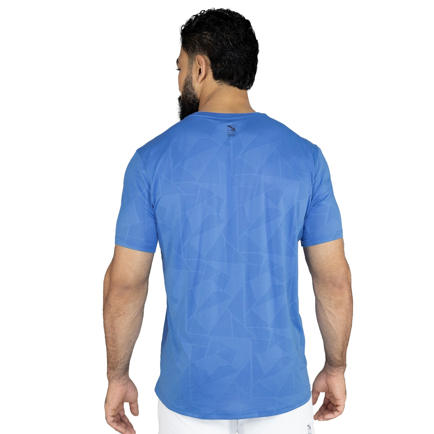 T-shirt Everlast Jacquard Spin azul para hombre