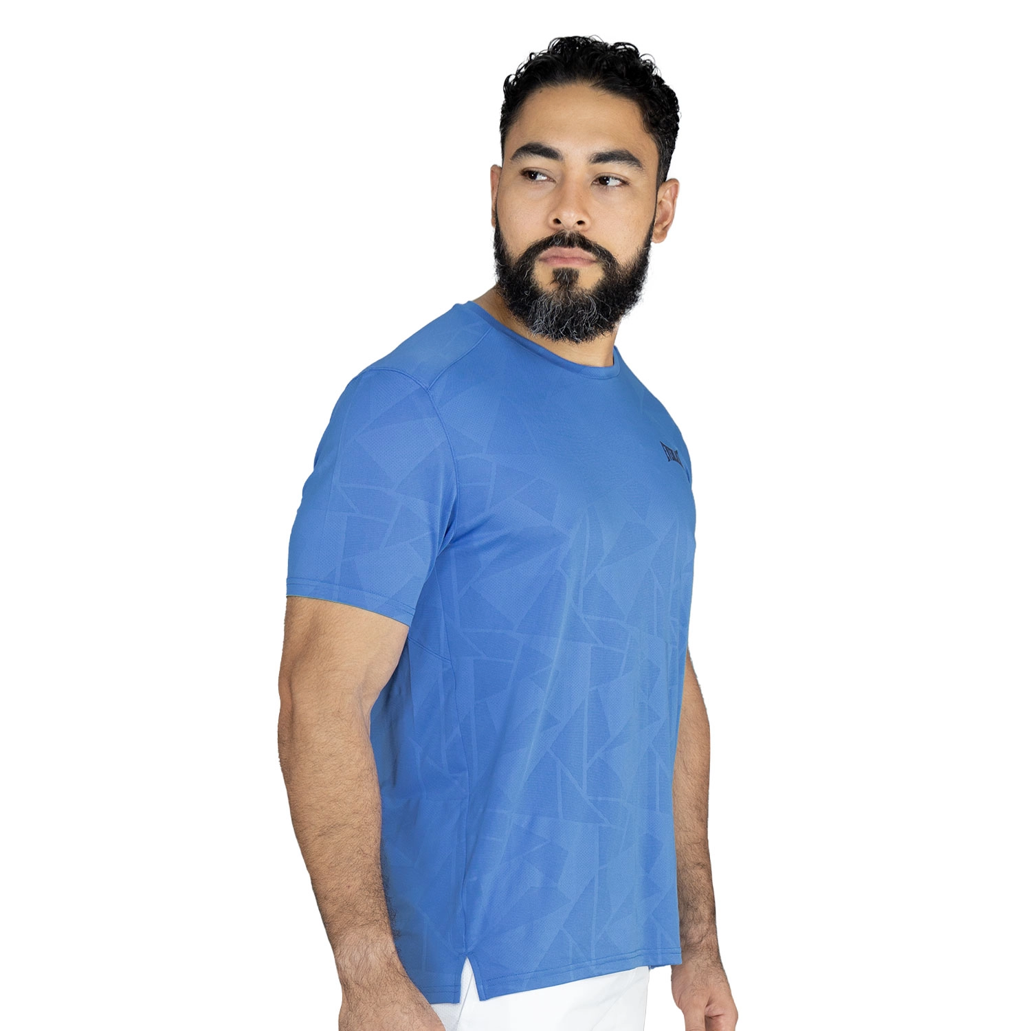 T-shirt Everlast Jacquard Spin azul para hombre