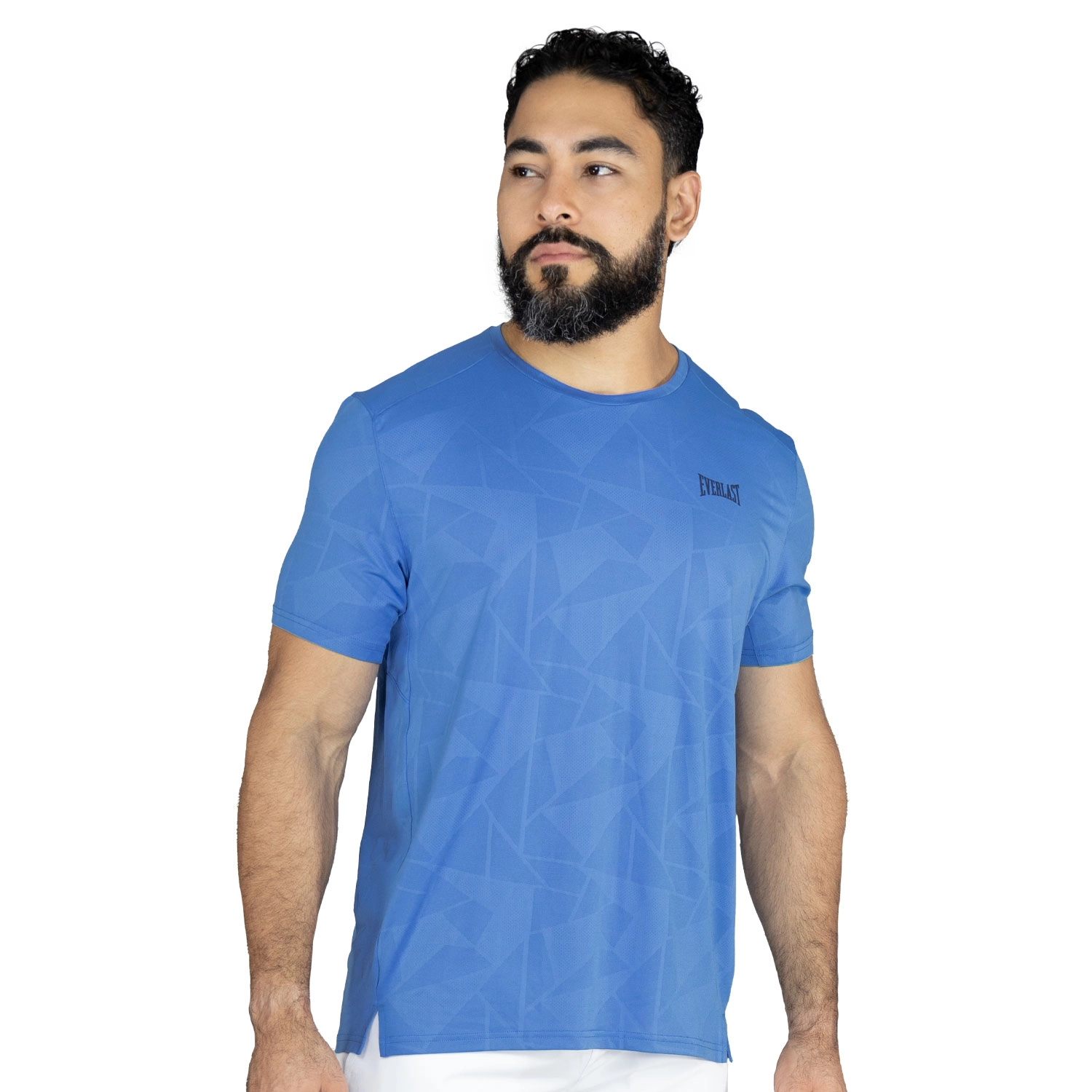 T-shirt Everlast Jacquard Spin azul para hombre