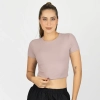 T-shirt corta Everlast para mujer en color lila