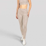 Leggings Everlast Meadow beige de cintura alta para mujer