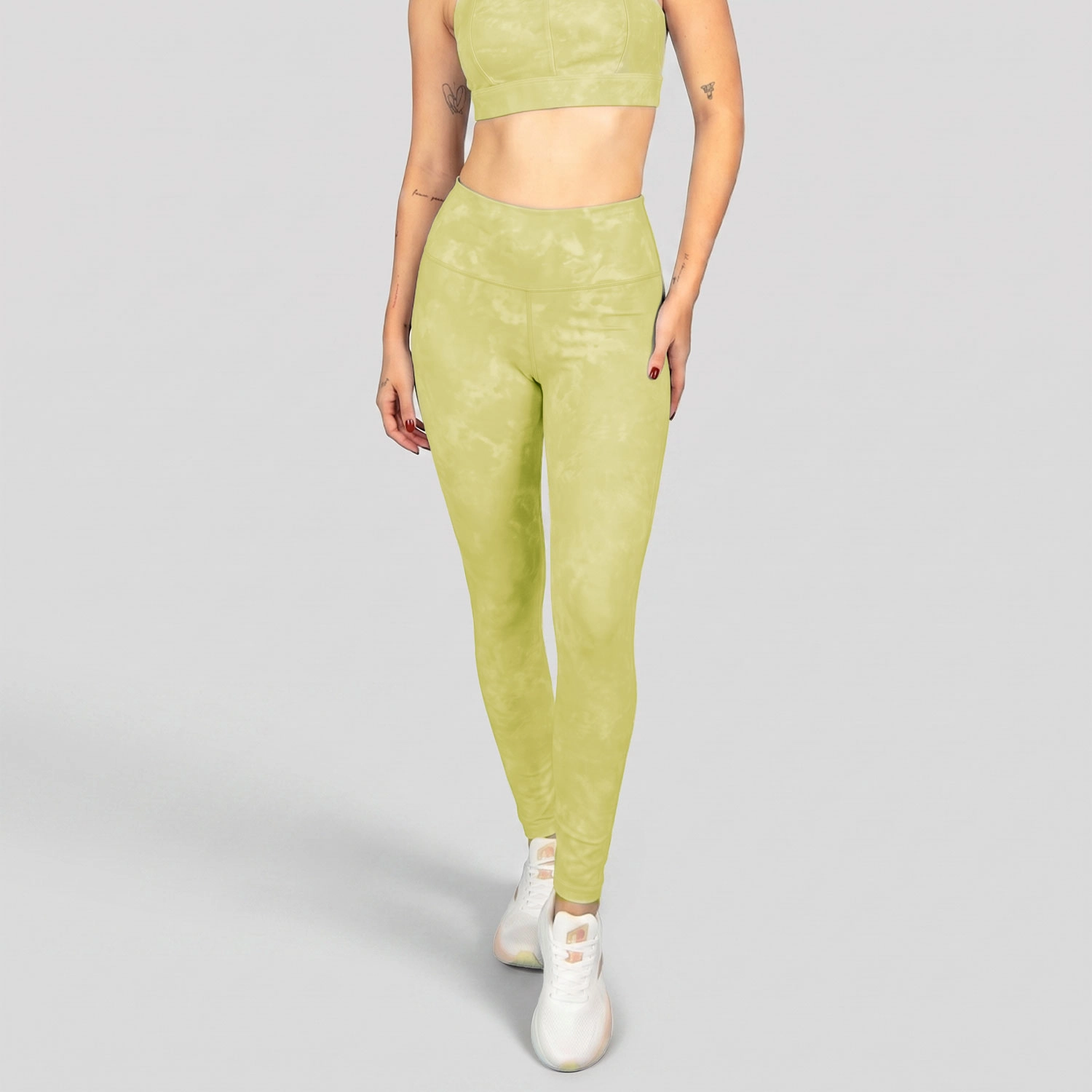Leggings Everlast Meadow verde lima de cintura alta para mujer