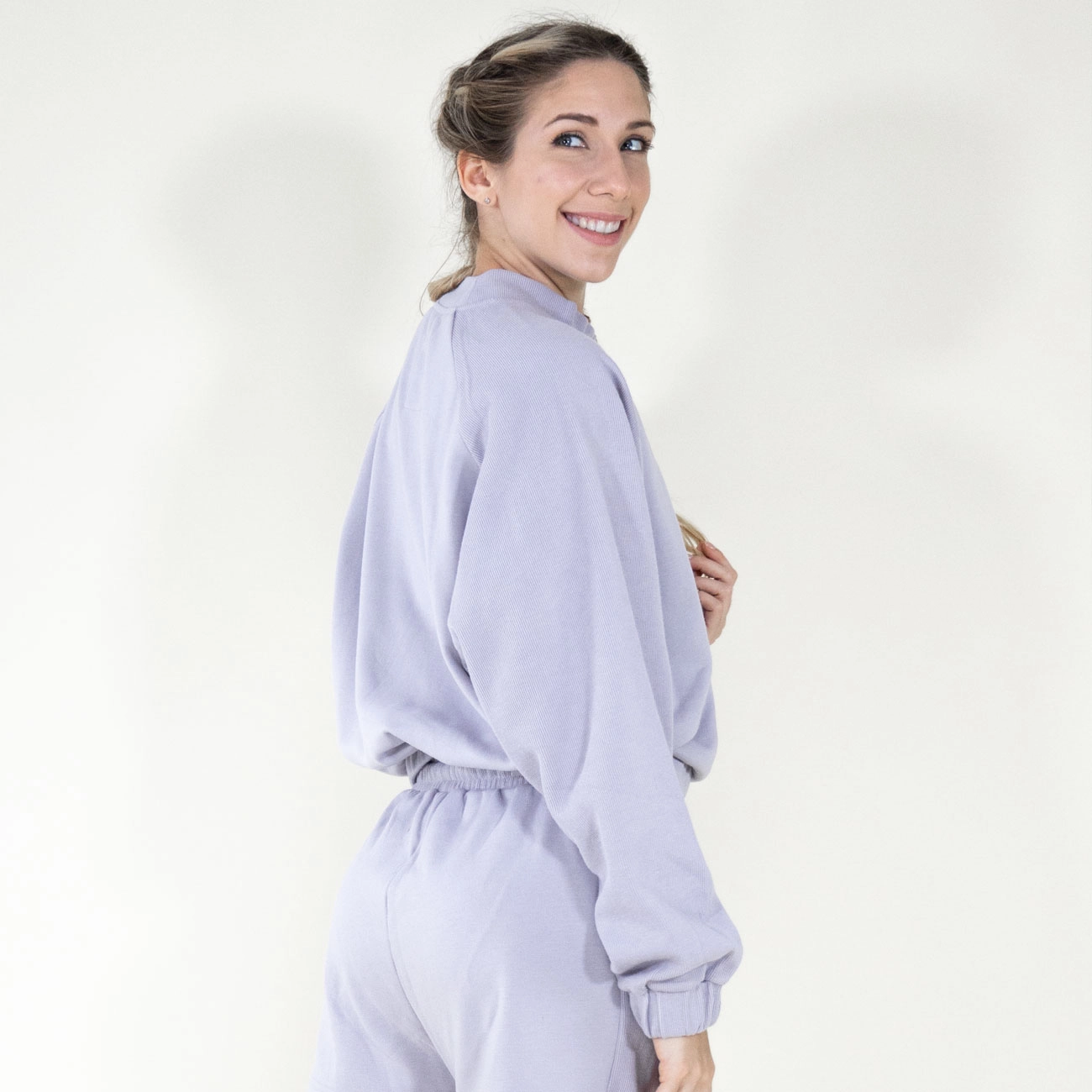 Crop top Everlast Equal para mujer en color lila