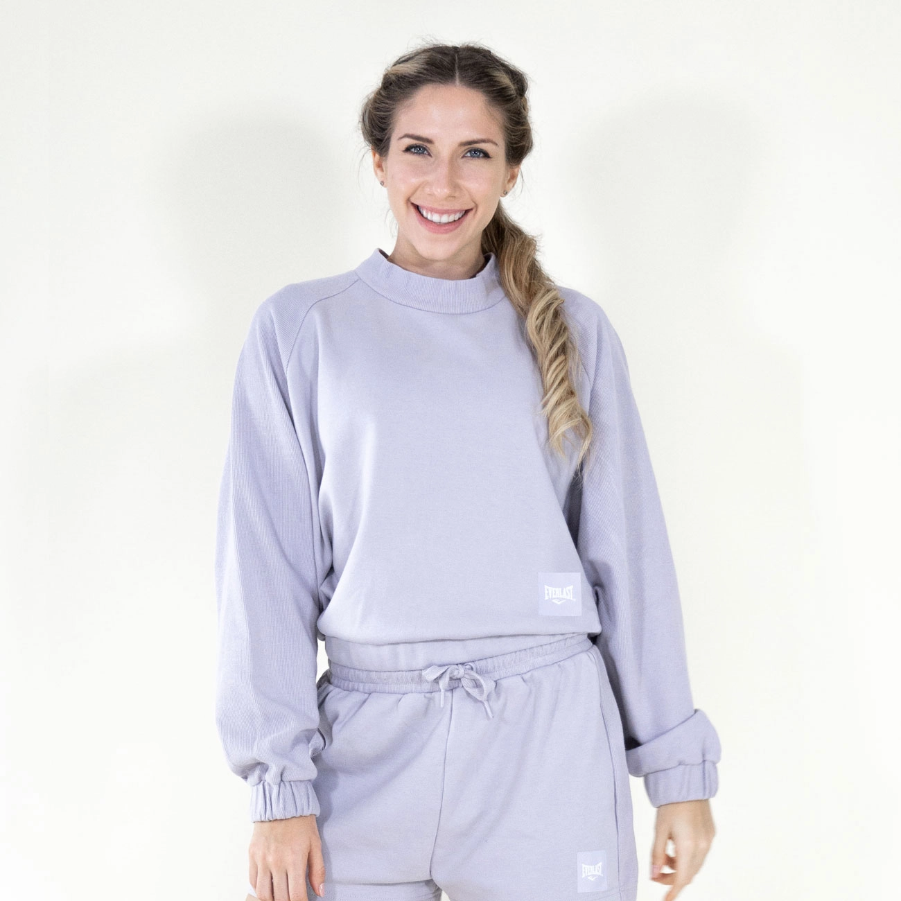 Crop top Everlast Equal para mujer en color lila